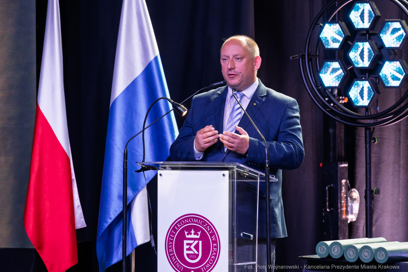 Galeria zdjęć Święto UEK, Uniwersytet Ekonomiczny w Krakowie święto, prof. Jacek Purchla  Autor: Piotr Wojnarowski