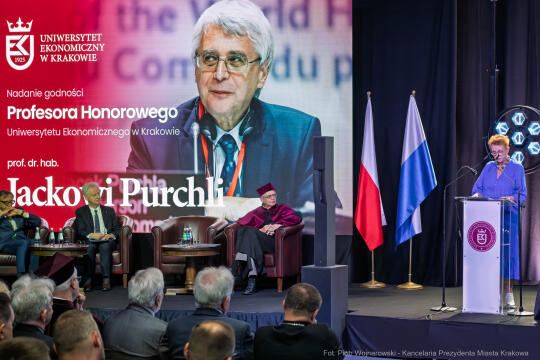 Galeria zdjęć Święto UEK, Uniwersytet Ekonomiczny w Krakowie święto, prof. Jacek Purchla