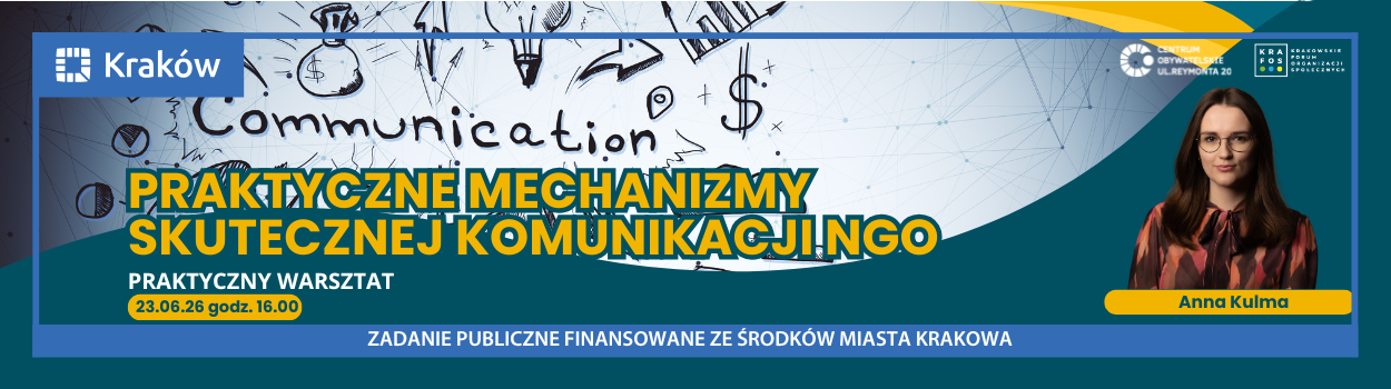 SZKOLENIE: Jak się wyróżnić? Praktyczne mechanizmy skutecznej komunikacji NGO