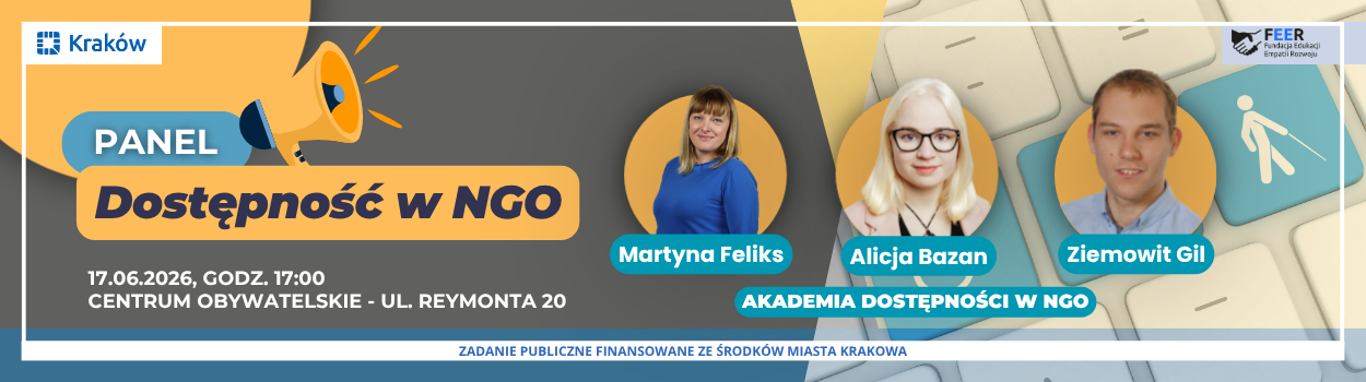 FEER - Panel: Dostępność cyfrowa NGO