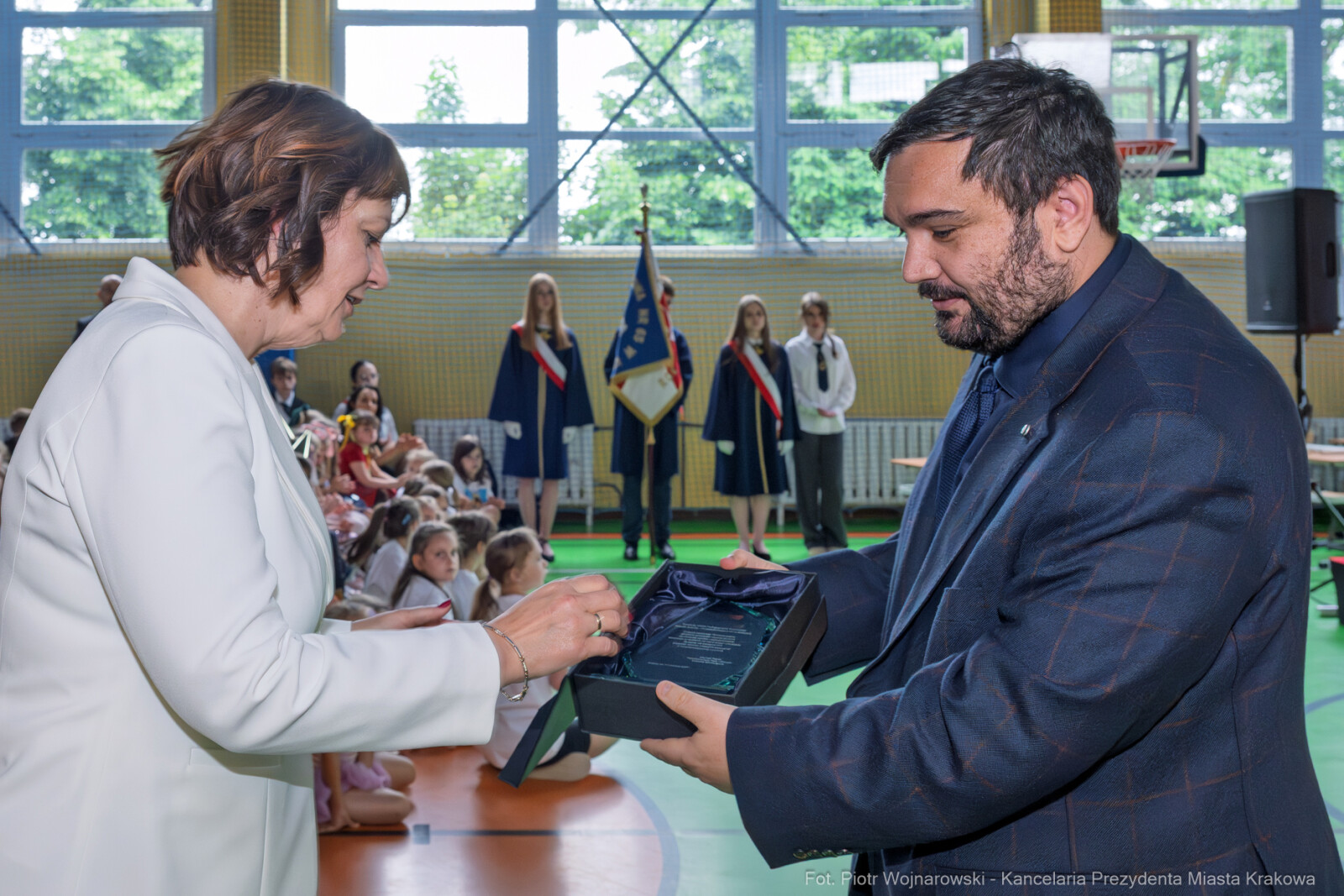 Szkoła Podstawowa nr 65 Kraków, zdjęcia z jubileuszu szkoły, jubileusz 150-lecia szkoły,  SP 65  Autor: Piotr Wojnarowski