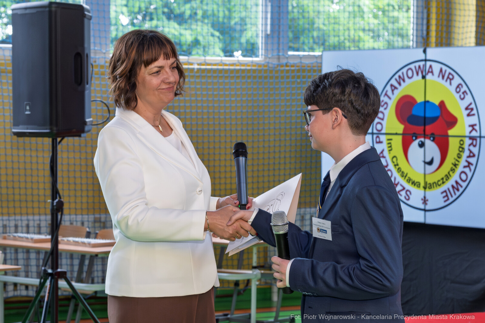Szkoła Podstawowa nr 65 Kraków, zdjęcia z jubileuszu szkoły, jubileusz 150-lecia szkoły,  SP 65  Autor: Piotr Wojnarowski