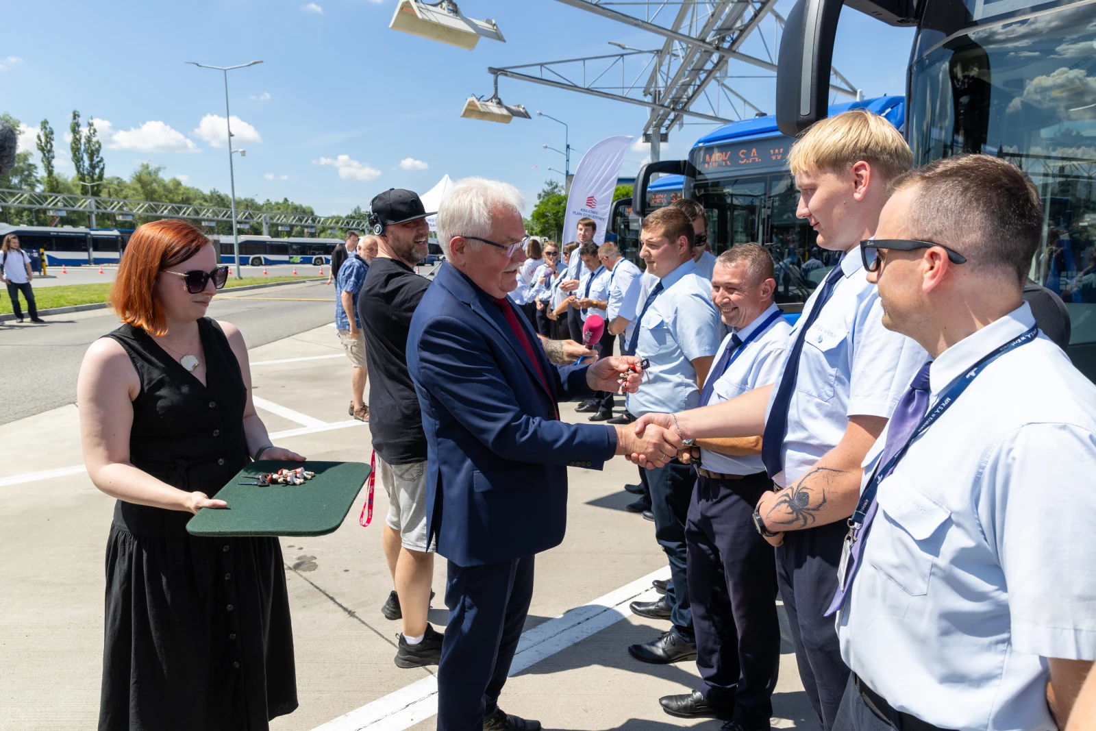 Uroczystość wręczenia nagród dla pracowników transportu publicznego.  Autor: Bogusław Świerzowski