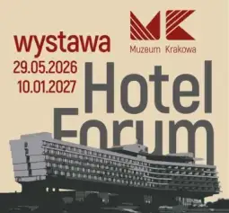 Logo: Hotel Forum - wystawa czasowa/ The Forum Hotel – Temporary Exhibition