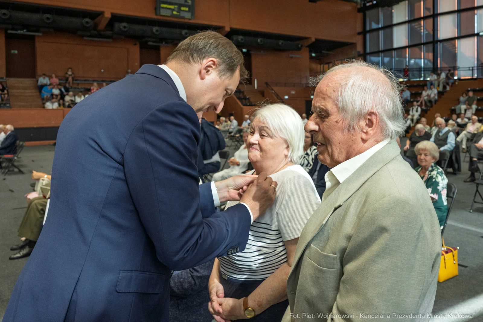 Uroczystość wręczenia odznaczeń dla seniorów.  Autor: Piotr Wojnarowski