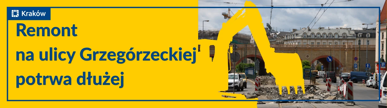 Remont ul. Grzegórzeckiej potrwa dłużej