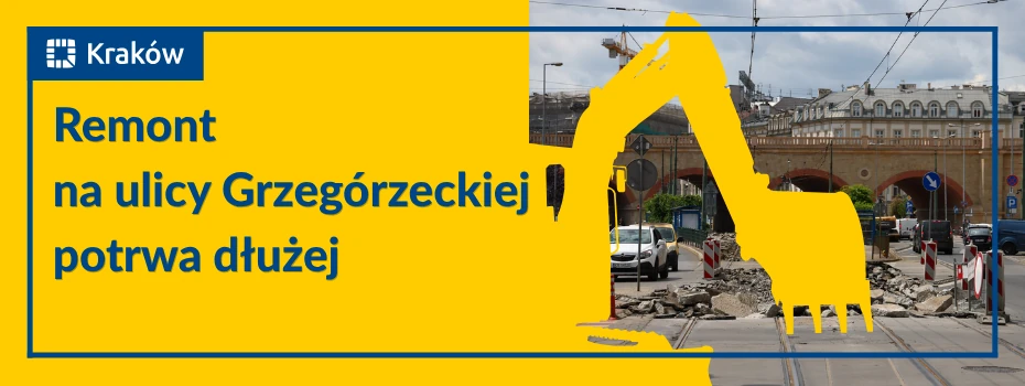 Remont ul. Grzegórzeckiej potrwa dłużej