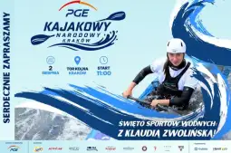 Logo: PGE Kajakowy Narodowy Kraków 2026