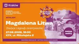 Logo: O Krakowie na okrągło: „Tradycje i legendy zwierzynieckie” – Magdalena Litwa/ All About Kraków: "Traditions and Legends of Zwierzyniec"