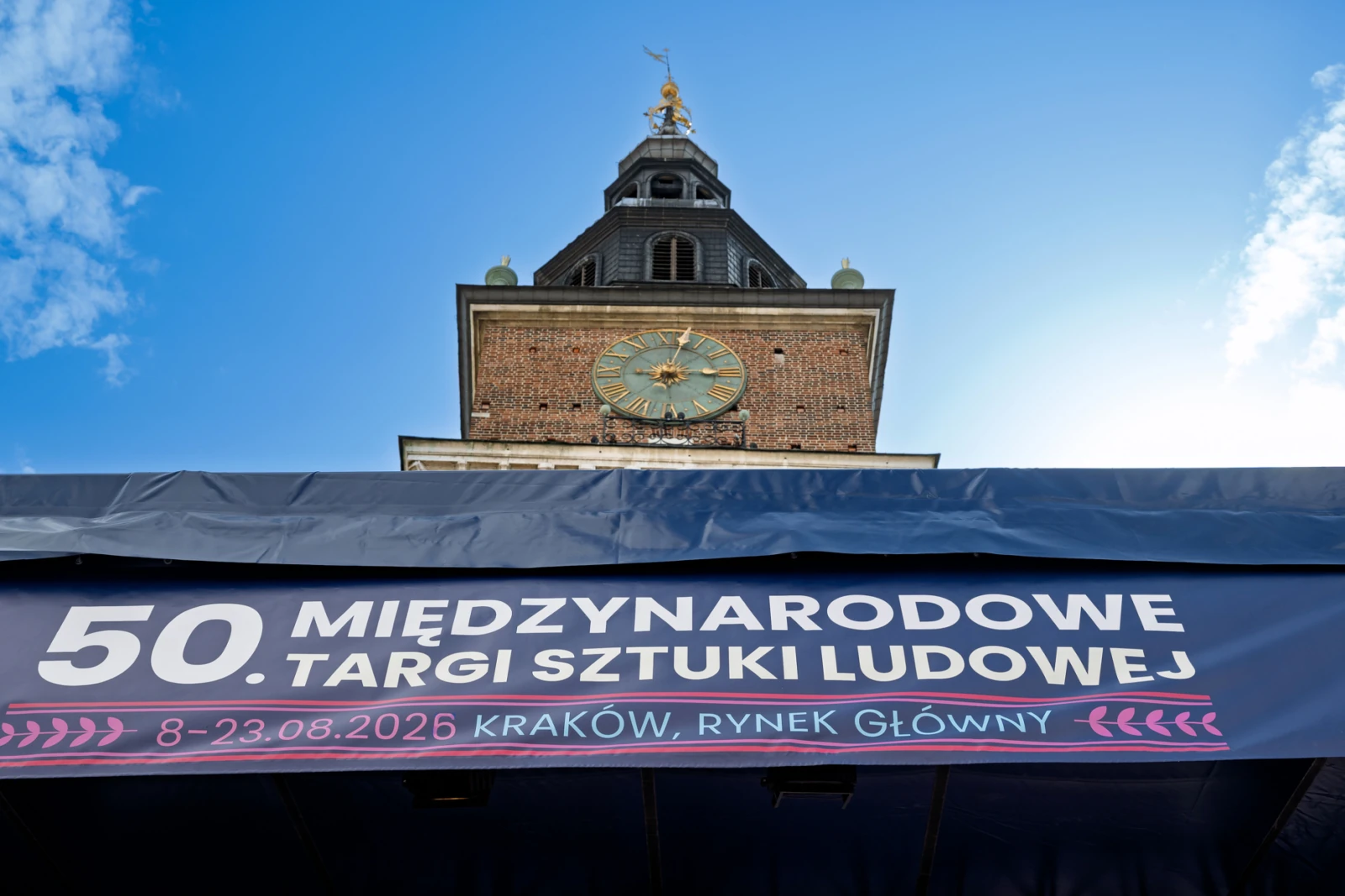 50 Międzynarodowe Targi Sztuki Ludowej w Krakowie, Rynek Główny, 8-23.08.2026.  Autor: Piotr Wojnarowski