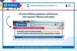 Uruchomienie badania ankietowego w celu poznania potrzeb mieszkańców Krakowa.