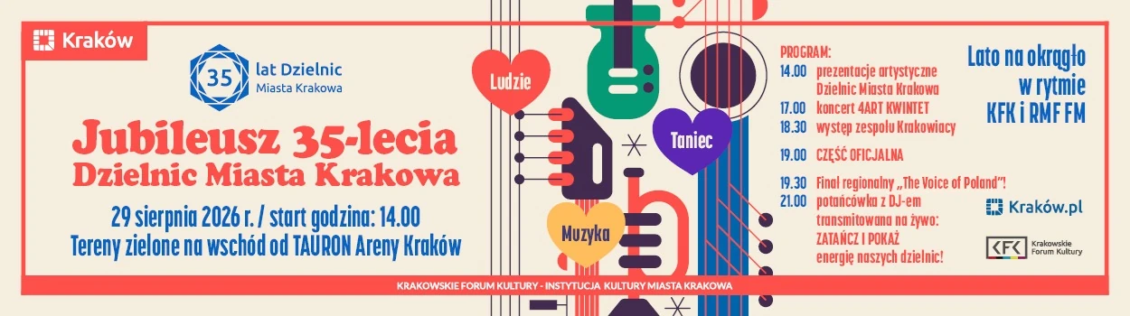 Jubileusz 35-lecia Dzielnic Miasta Krakowa – „Lato na okrągło”