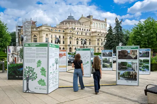Drzewa zamiast betonu. Wystawa „Zielone przestrzenie Krakowa” [ZDJĘCIA]