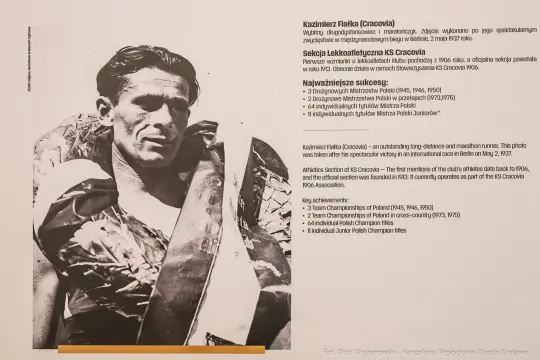 Kazimierz Fajka, lekkoatleta, osiągnięcia sportowe, informacje biograficzne.