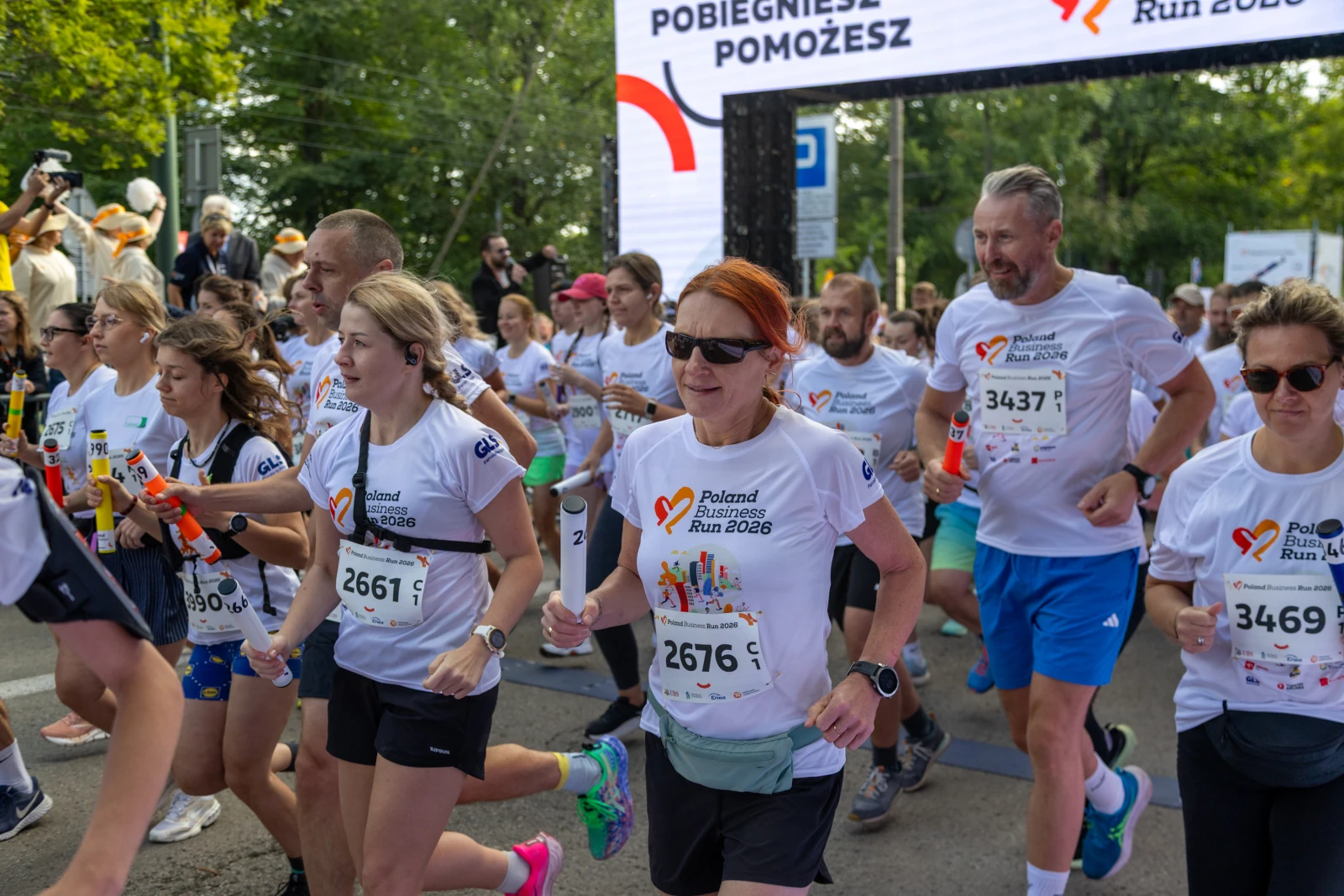 Biegacze startujący w wydarzeniu Poland Business Run 2023.  Autor: Bogusław Świerzowski