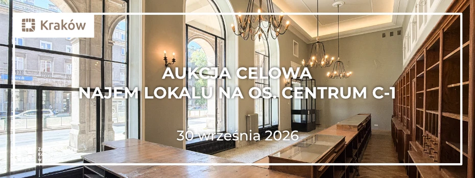 Aukcja na najem lokalu Centrum C-1