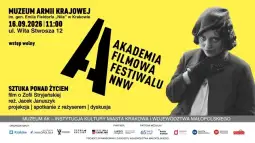 Logo: „Sztuka ponad życiem”- film o Zofii Stryjeńskiej w Muzeum Armii Krajowej/ “Art Above Life” - film about Zofia Stryjeńska at the Home Army Museum