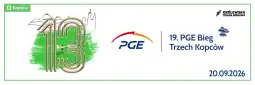 Logo: Bieg Trzech Kopców/ Three Mounds’ Run