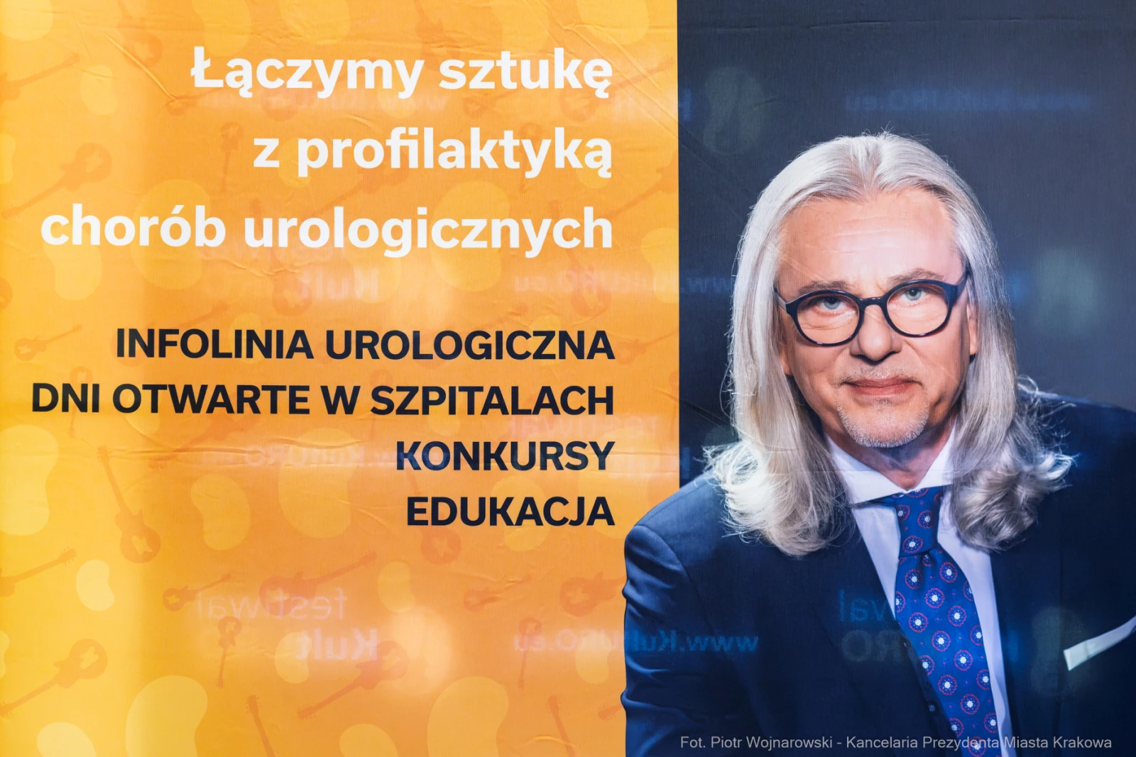 Łączymy sztukę z profilaktyką chorób urologicznych, infolinia, dni otwarte, konkursy edukacyjne.  Autor: Piotr Wojnarowski