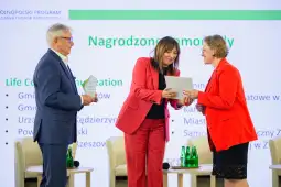 Wręczenie nagród w ramach programu Life Challenge dla gmin i instytucji.