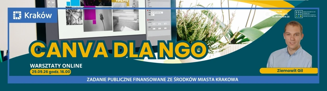 WARSZTATY ONLINE: Canva dla NGO