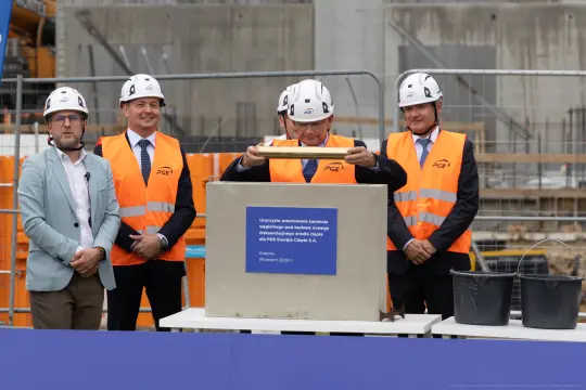 Uroczystość wmurowania kamienia węgielnego pod nową elektrownię PGE Energia Ciepła.