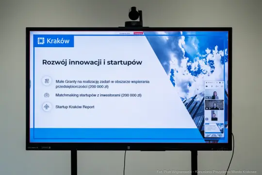 Rozwój innowacji i startupów w Krakowie, informacje o grantach i matchmakingu inwestycyjnym.