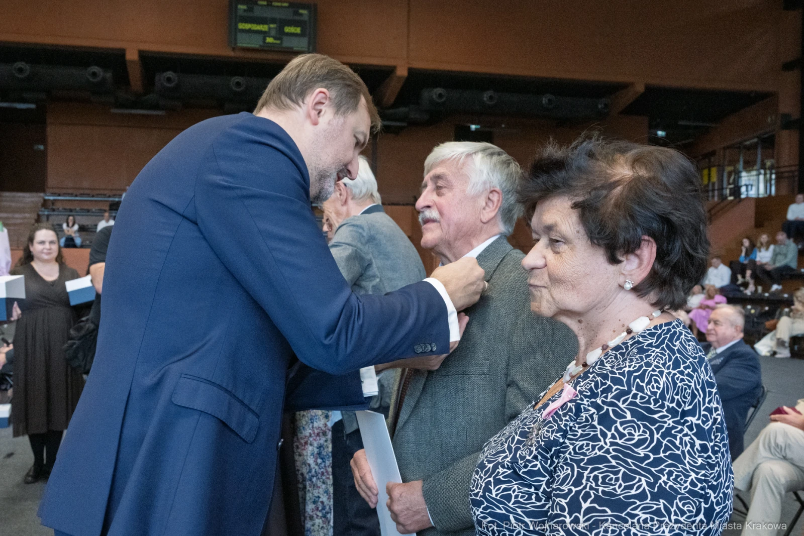 Uroczystość wręczenia odznaczeń dla seniorów.  Autor: Piotr Wojnarowski