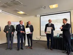 Uroczystość wręczenia nagród w dziedzinie ochrony krajobrazu.