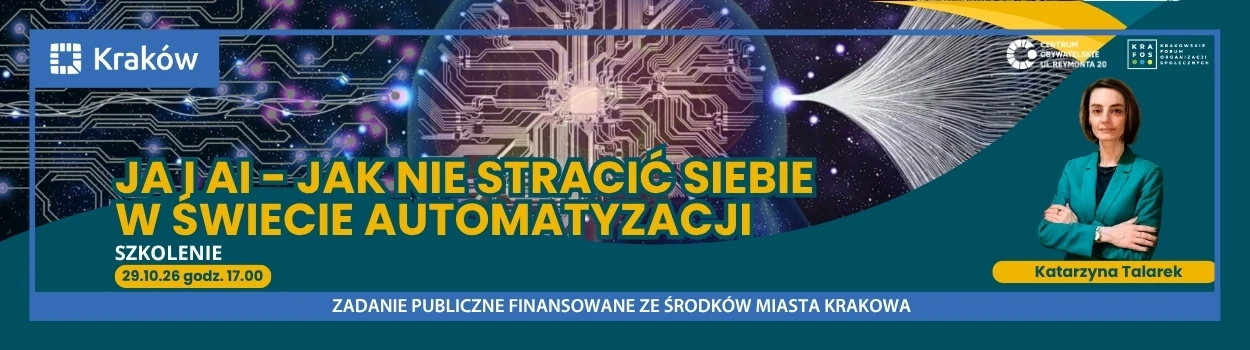 SZKOLENIE: Ja i Ai - jak nie stracić siebie w świecie automatyzacji
