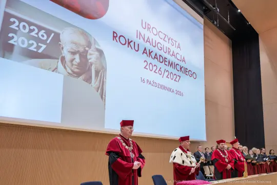 Uroczystość inauguracji roku akademickiego 2026/2027 w Krakowie.