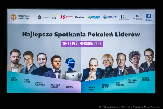 Najlepsze Spotkania Pokoleń Liderów, 16-17 października 2026, z uczestnikami i prelegentami.