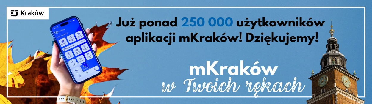 Ćwierć miliona użytkowników mKraków
