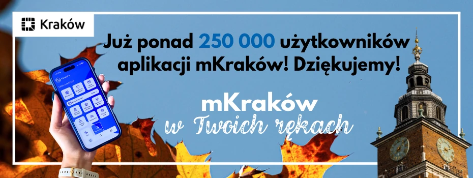 Ćwierć miliona użytkowników mKraków