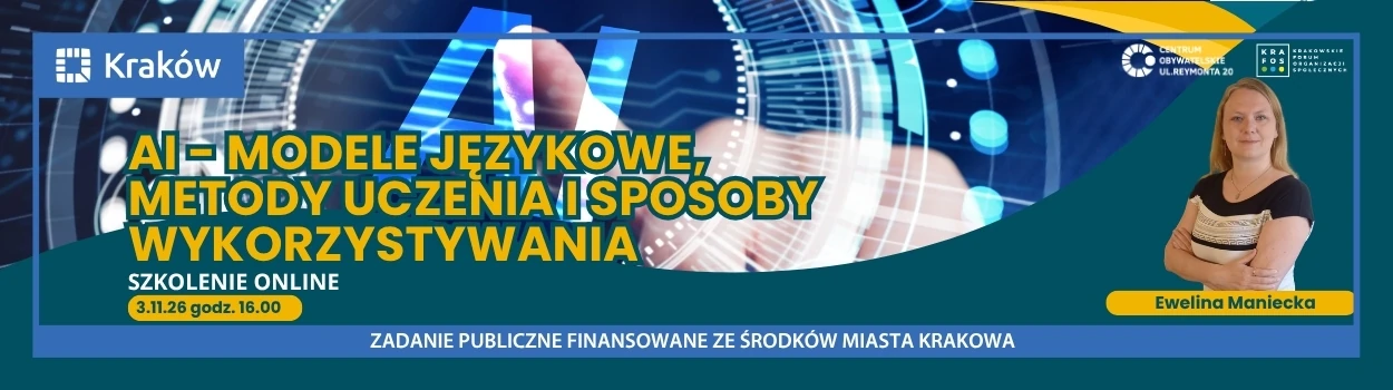 SZKOLENIE ONLINE: AI - modele językowe, metody uczenia i sposoby wykorzystywania