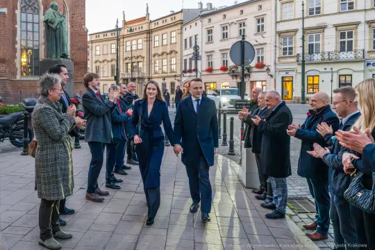 881_002_fot. Piotr Wojnarowski.jpg - Łukasz Gibała, Prezydent Miasta Krakowa, ślubowanie Prezydenta Krakowa, Urząd Miasta Krakowa, Rada Miasta Krakowa, Stanisław Kracik, samorząd Kraków, władze Krakowa, zaprzysiężenie prezydenta, zaprzysiężenie Łukasza Gibały, Kraków dla Mieszkańców, insygnia władzy Krakowa
