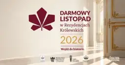 Logo: Darmowy listopad w Rezydencjach Królewskich „Wejdź do historii”