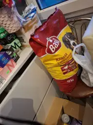 Worek karmy dla psów marki Badil o wadze 10 kg.