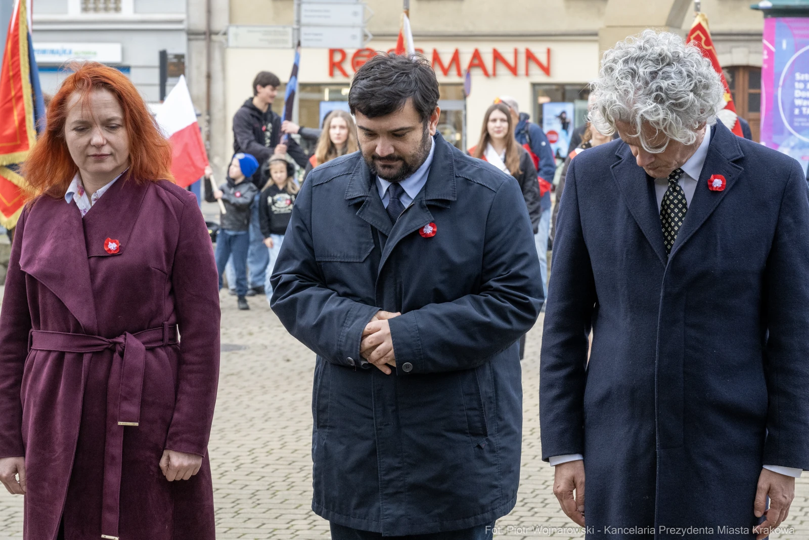888_052_fot. Piotr Wojnarowski.jpg - rocznica niepodległości, Plac Niepodległości w Podgórzu, Kraków, Dominik Jaskowiec, Antoni Fryczek, Rafał Zawiślak, Antoni Stawarz, uroczystości patriotyczne, historia Krakowa, zdjęcia  Autor: Piotr Wojnarowski