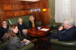 Wizyta Wicemer Bordeaux Soni Dubourg-Lavroff