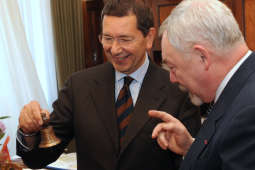 Nowy Prezydent Rzymu Ignazio R. Marino  po raz pierwszy w Krakowie