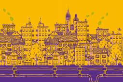 Miejską siecią w Śródmieście