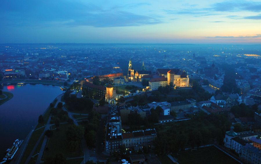 Magiczny Kraków z balonu