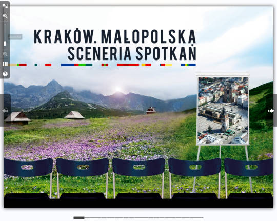 Multimedialna prezentacja - Kraków. Małopolska sceneria spotkań