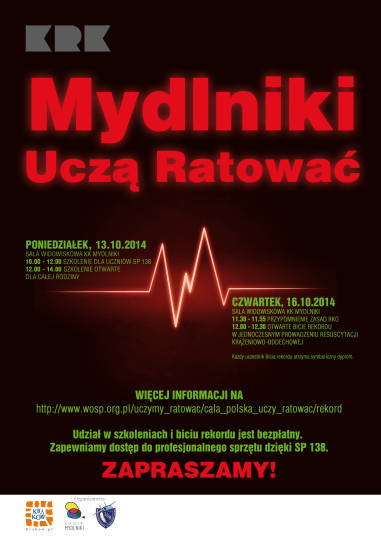 Mydlniki uczą ratować