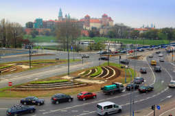 Rondo Grunwaldzkie: nowa zieleń jak ICE Kraków