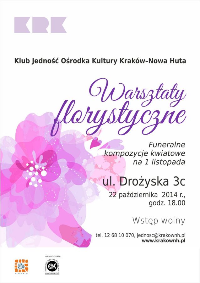 Warsztaty Florystyczne PLAKAT