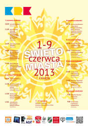 Święto Miasta 2013 plakat 2