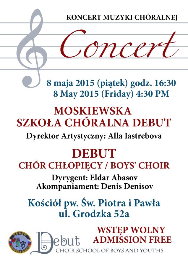 Plakat - koncert chóru