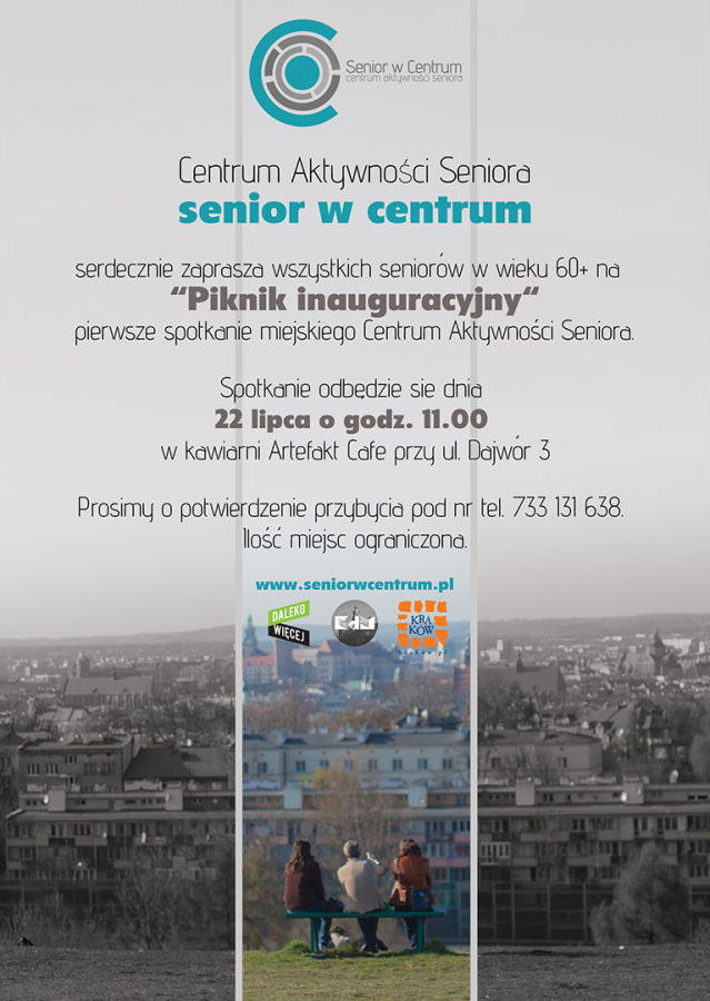 CAS Senior w Centrum ulotka